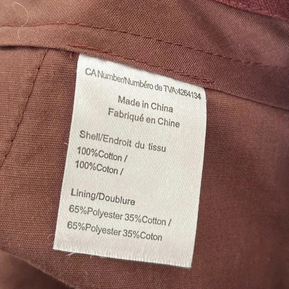 Selected  Femme Maroon Women's Shorts size small - Picture 3 of 5